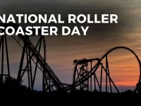 August 16 National Roller Coaster Day #RollerCoasterDay